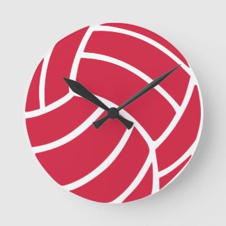 Horloge Ronde Red volley