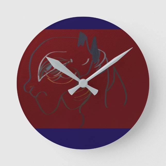 Horloge Ronde Regal Bird  (Recto)