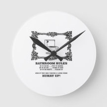 règles de fantaisie de salle de bains