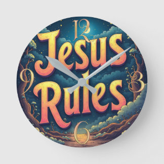 Horloge Ronde Règles de Jésus