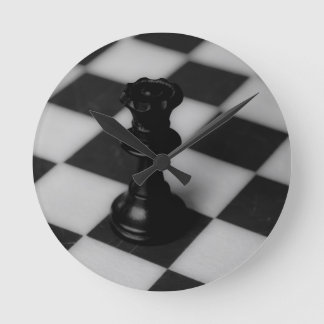Horloge Ronde Reine des échecs