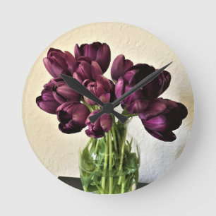 Horloge Ronde Reine des Tulips