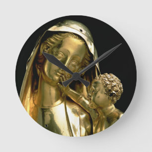 Horloge Ronde Reliquaire de la Vierge du d'Evreux de Jeanne,