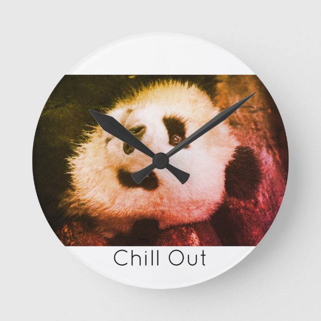 Horloge Ronde Reloj de pared Bear Panda (Recto)