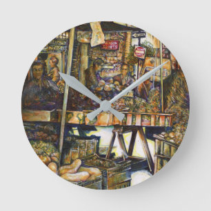 Horloge Ronde Rend la créativité plus éclatante