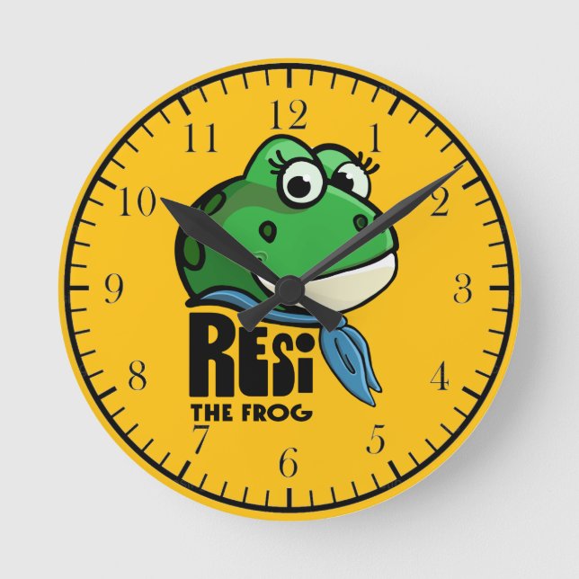Horloge Ronde Resi la Grenouille (Recto)