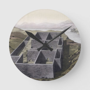 Horloge Ronde Restes d'un palais d'Inca chez Callo, Pérou, de