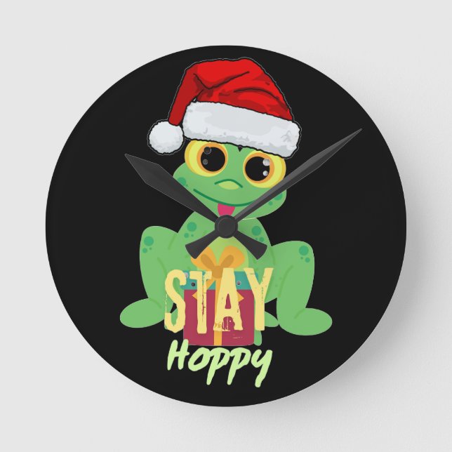 Horloge Ronde Restez joyeux (Recto)