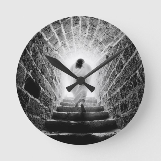 Horloge Ronde Résurrection de Jésus Christ (Recto)