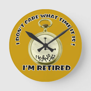 Horloge Ronde Retired watch Wall Clock