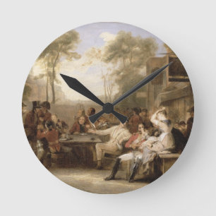 Horloge Ronde Retraités de Chelsea recevant la gazette Announcin