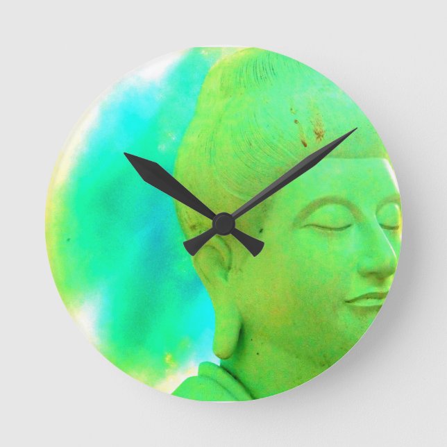 Horloge Ronde RETRO BOUDDHA Clock (Recto)
