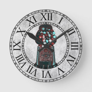Horloge Ronde Rétro machine de Gumball