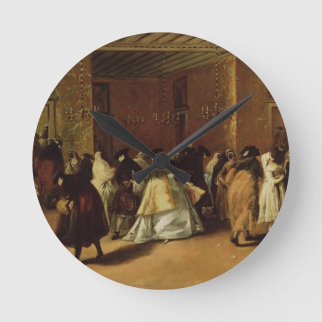 Horloge Ronde Réunion masquée (Recto)
