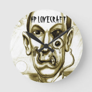 HORLOGE RONDE RÊVE DE HP LOVECRAFT
