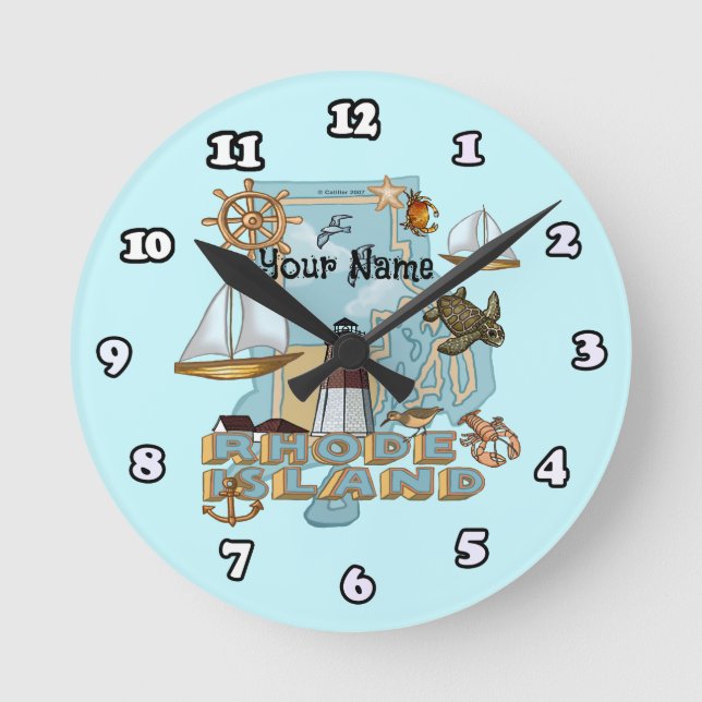 Horloge Ronde Rhode Island (Recto)
