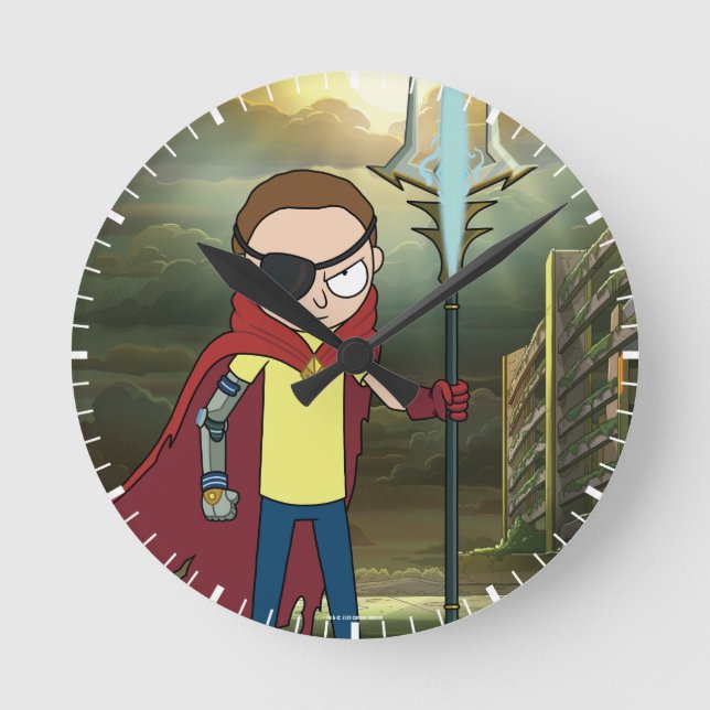 Horloge Ronde RICK ET MORTY™ | Morty (Recto)