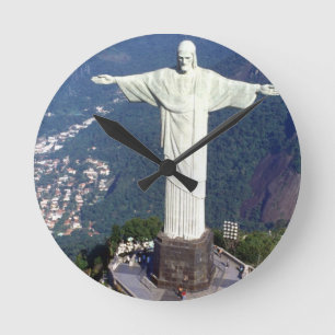 Horloge Ronde Rio de Janeiro Jésus du Brésil (nouveau) (St.K)