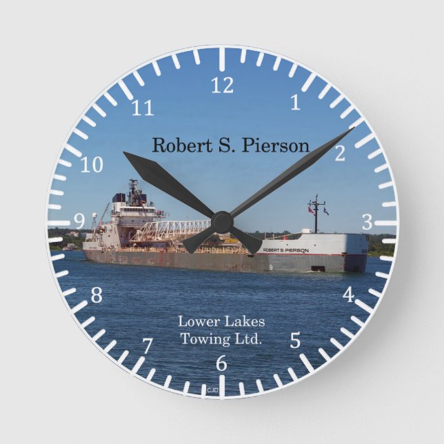 Horloge Ronde Robert S. Pierson clock (Recto)