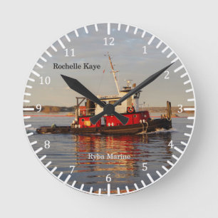 Horloge Ronde Rochelle Kaye clock