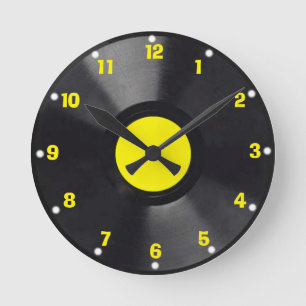 Horloge Ronde Rocher autour de l'horloge Vinyl LP