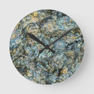 Horloge Ronde Rocher de lave de volcan