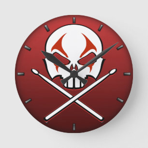 Horloge Ronde Rock and roll Clock Heavy metal Drial Wall Clock