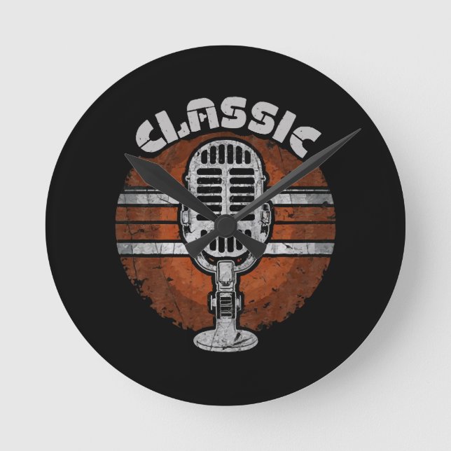 Horloge Ronde rock-classique (Recto)