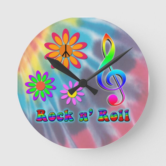 Horloge Ronde Rock n'Roll (Recto)
