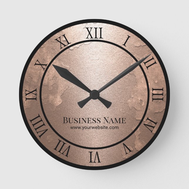 Horloge Ronde Rodern Gold Moon Vintage Astronomical  (Recto)