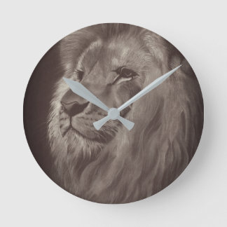 HORLOGE RONDE ROI DE LA JUNGLE