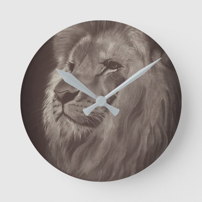 HORLOGE RONDE ROI DE LA JUNGLE (Recto)