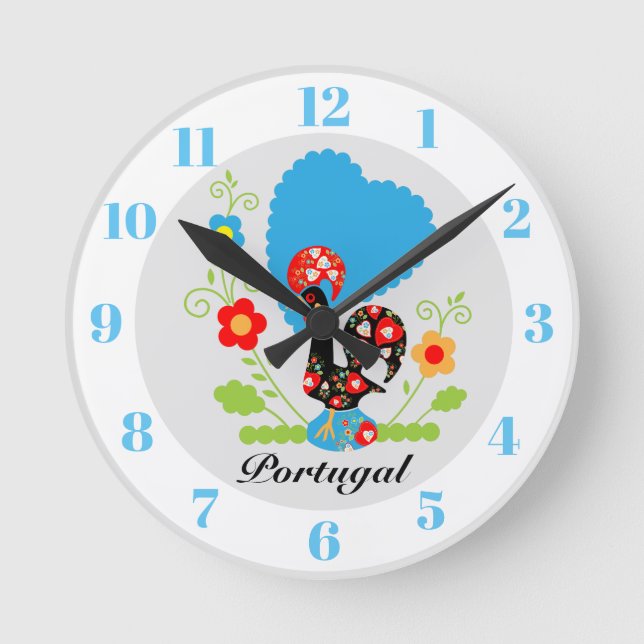 Horloge Ronde Rooster portugais (Recto)