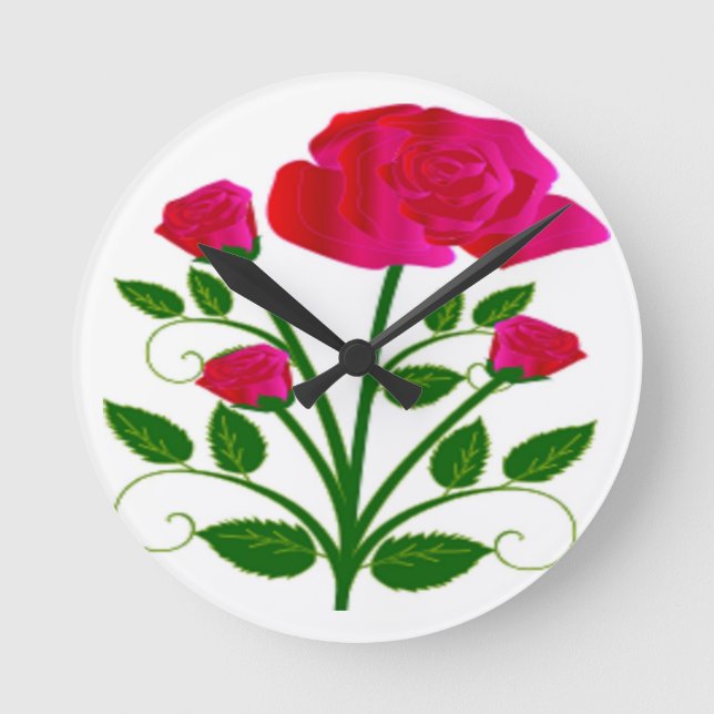 HORLOGE RONDE ROSE (Recto)