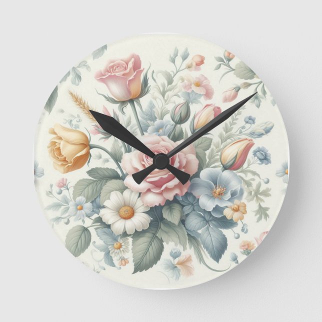 Horloge Ronde Rose (Recto)