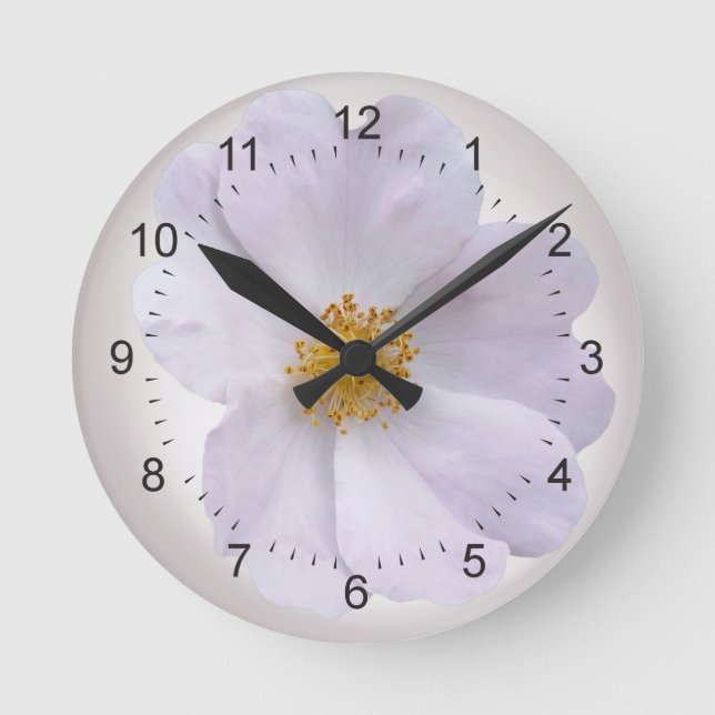 Horloge Ronde rose à violet (Recto)