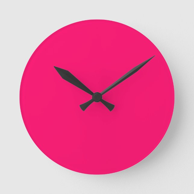 Horloge Ronde Rose chaud (Recto)