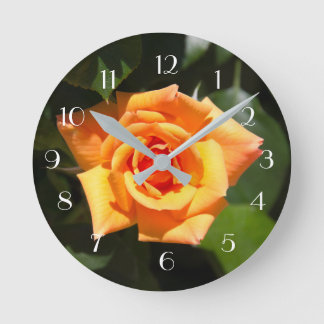 Horloge Ronde Rose lumineux