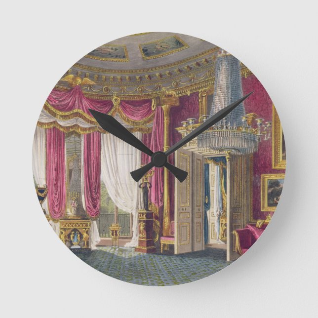 Horloge Ronde Rose Satin Drawing Room (Recto)