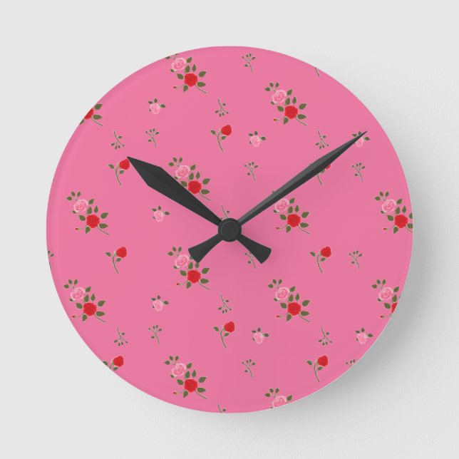 Horloge Ronde Roses (Recto)