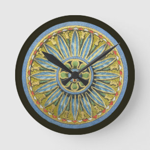 Horloge Ronde Rosette architecturale antique n° 2