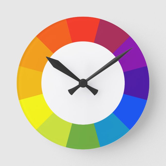 Horloge Ronde roue couleur (Recto)