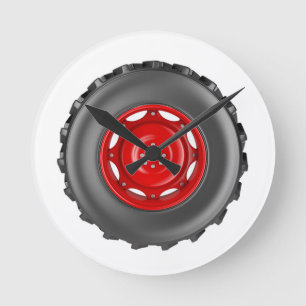 Horloge Ronde Roue de tracteur