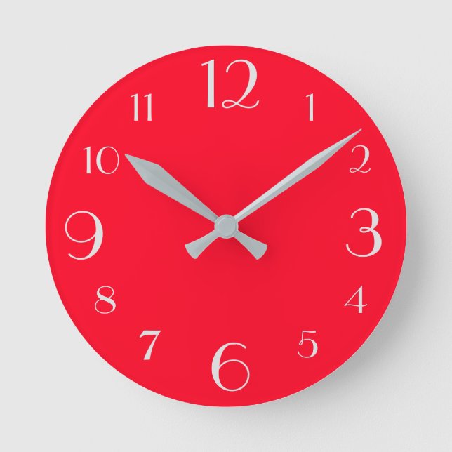 Horloge Ronde Rouge (Recto)