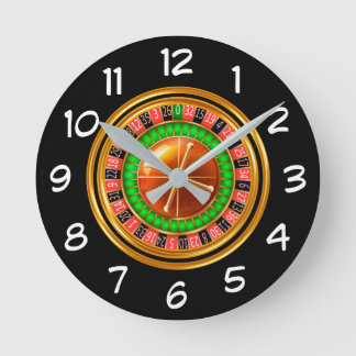 Horloge Ronde Roulette Roulette Jeu Salle Mur Horaires