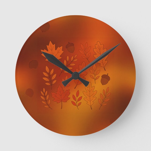 Horloge Ronde Round clock autumn (Recto)