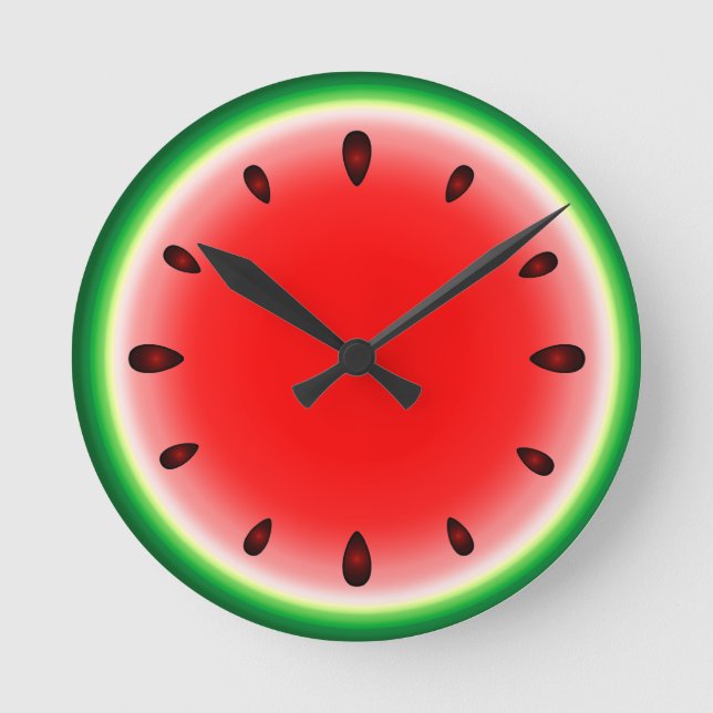 Horloge Ronde Round de Water-melon (Recto)