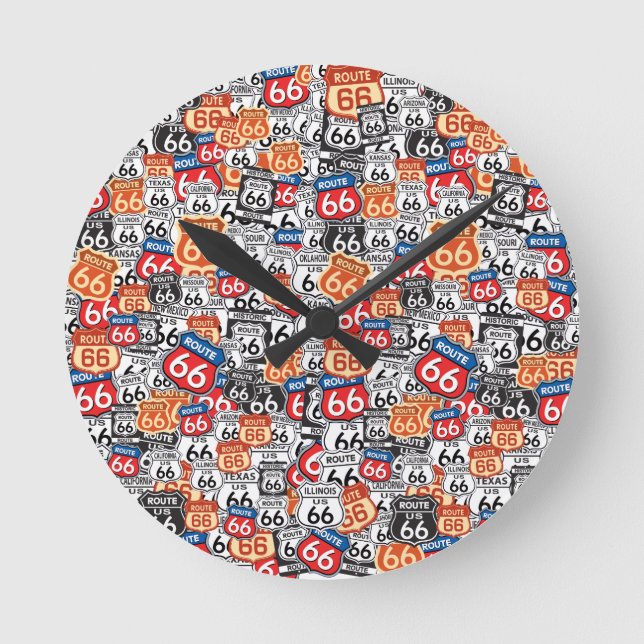 Horloge Ronde Route 66 (Recto)