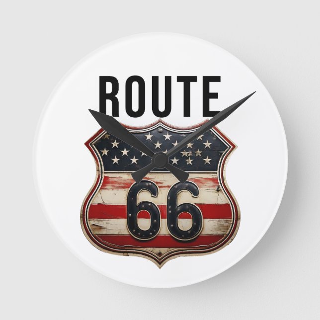 Horloge Ronde Route 66 (Recto)