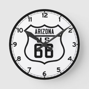 Horloge Ronde Route 66 - Arizona